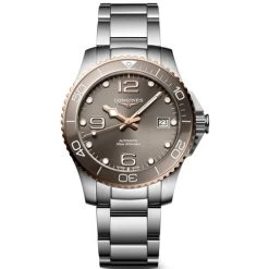 Longines - Hydroconquest Sunray Grey Dial S/S. Watch 39m