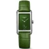 Longines - Dolce Vita Green Alligator Leather Watch 23.30x37 -Fashion accessory store 194927 Large