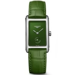 Longines - Dolce Vita Green Alligator Leather Watch 23.30x37