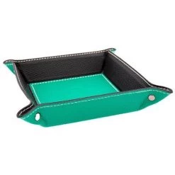 Marlafiji - Maha Leather Trinket Tray Green