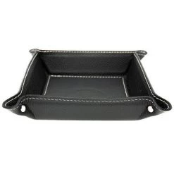Marlafiji - Maha Leather Trinket Tray Black