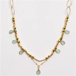 Iosifina - Necklace Drops Milky