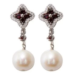 Bowerhaus - Viscount Earrings Ruby