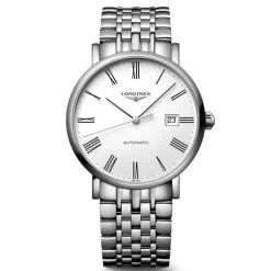 Longines - Elegant Collection White Dial Automatic Watch Stainless Steel 39mm