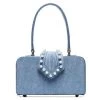 Mehry Mu - Fey In The 50s Denim With Pearls Box -Fashion accessory store 440259 Large
