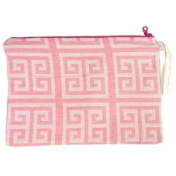 Aelia Anna - Clutch Meandros Pink 24x32cm