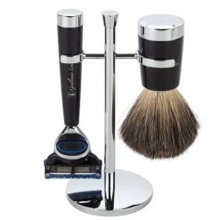 Gentleman London - Davies Razor & Shaving Brush Stand Black