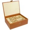 Redd Leather - Leather Luxury Accessories Box Large Cognac -Fashion accessory store 548668 Large
