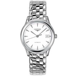 Longines - Flagship White Dial Stainless Steel Watch 35.6mm