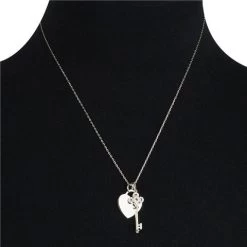 Whitehill - Sterling Silver Necklace Heart & Key