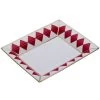 Halcyon Days - Parterre Trinket Tray Red -Fashion accessory store 576743 Large