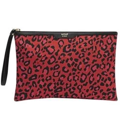 Wouf - Night Clutch Red Leopard