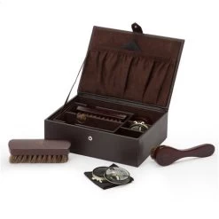Wolf - Blake Shoe Shine Kit Brown 9pce