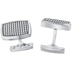 Dupont - Label Collection Cufflinks Steel & Palladium