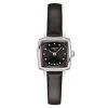 Tissot - Lovely Square Black Strap W/Diamond Index 20mm -Fashion accessory store 585718 Large