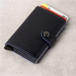 Secrid - Miniwallet Saffiano Navy