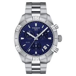 Tissot - PR 100 Sport Gent Chronograph Blue Dial Watch 44mm
