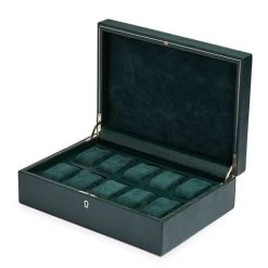 Wolf - British Racing Green 10-Piece Watch Box