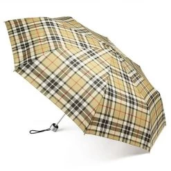 Clifton - AluLight MiniMaxi Umbrella Thomson Tartan Camel
