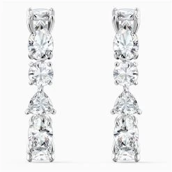 Swarovski - Tennis Deluxe Mixed Pierced Earrings