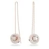 Swarovski - Hollow Drop Earrings Rose-Gold Tone Plated -Fashion accessory store 862042 Large