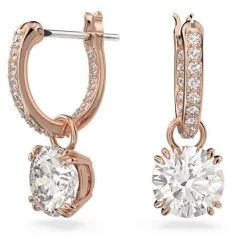 Swarovski - Constella Drop Earrings W/Rose Gold-Tone Plate