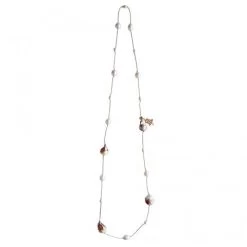 Bowerhaus - Paris Love Knot Necklace Champagne