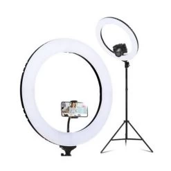 Cine & Pellicule - 19 LED Make Up Ring Light Black