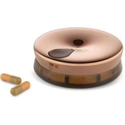 Alessi - YoYo Pill Box Golden Pink