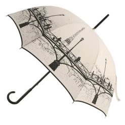 Guy De Jean - Artist Bridge Umbrella Cream & Black
